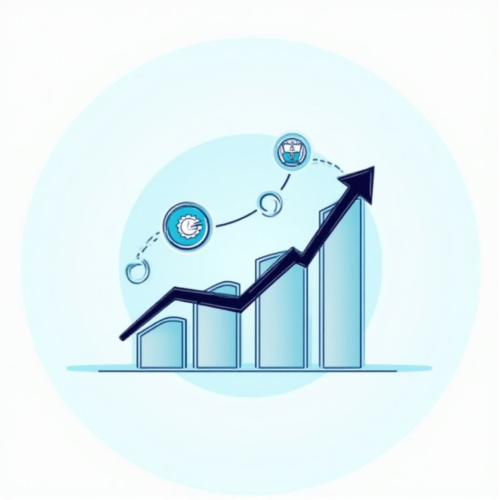 Growth metrics icon